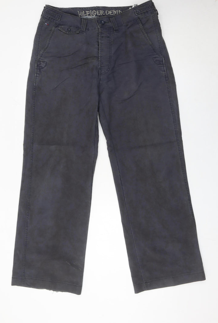 Tommy Hilfiger Mens Blue Straight Leg Jeans Size 31x32 Cotton Denim