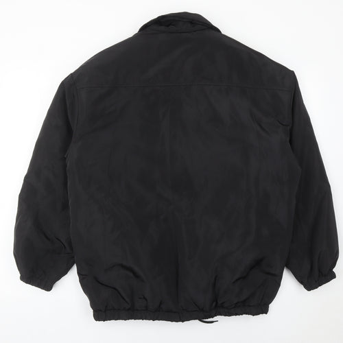 Missguided Women’s Black Size 10 Basic Jacket Lightweight Casual