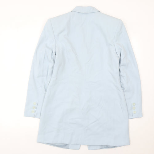 Miss H Update Women's Blue Size 8 Single-Breasted Blazer Jacket