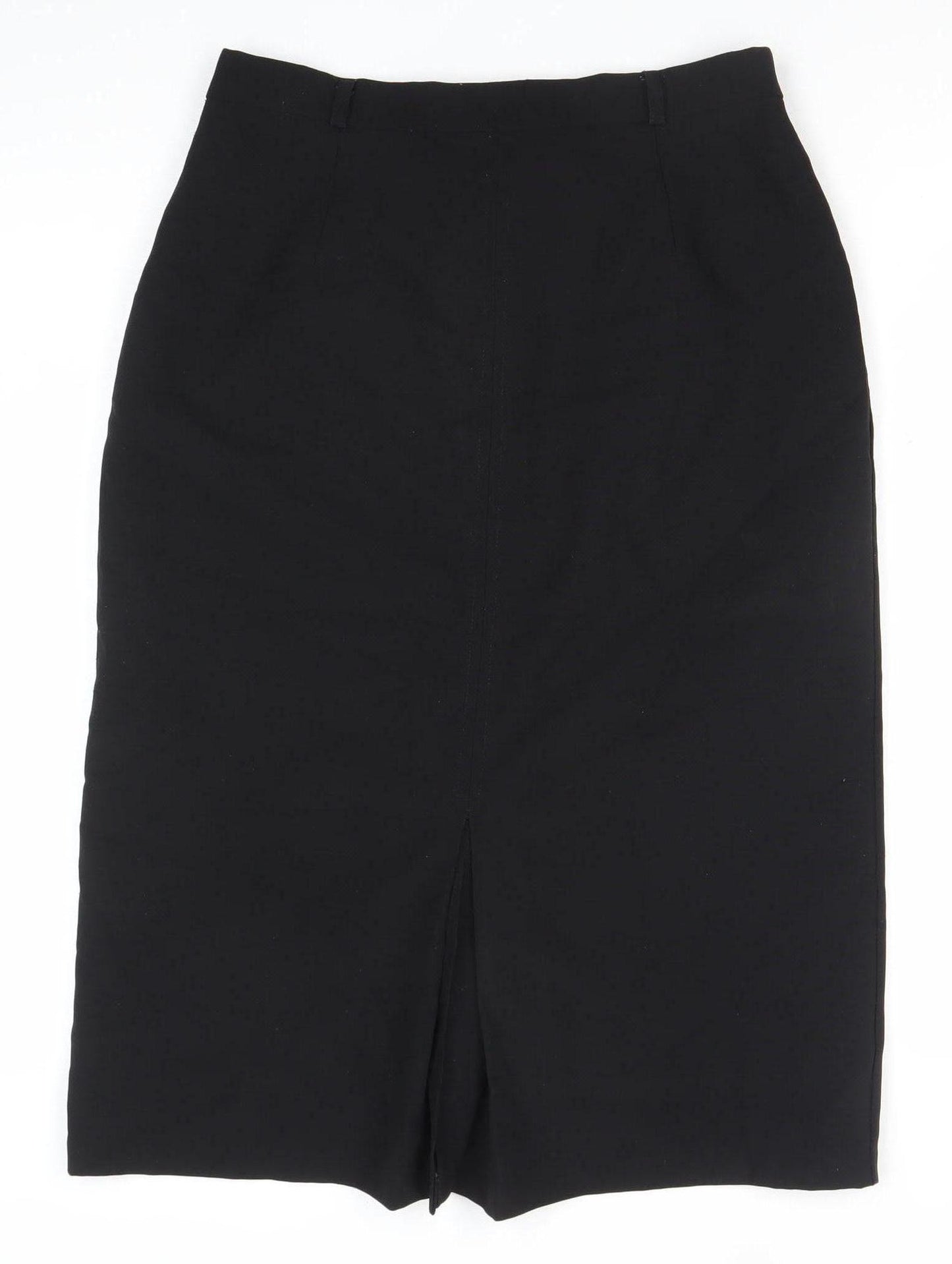 Canda Womens Black Size 14 Midi Pencil Skirt Lined Smart
