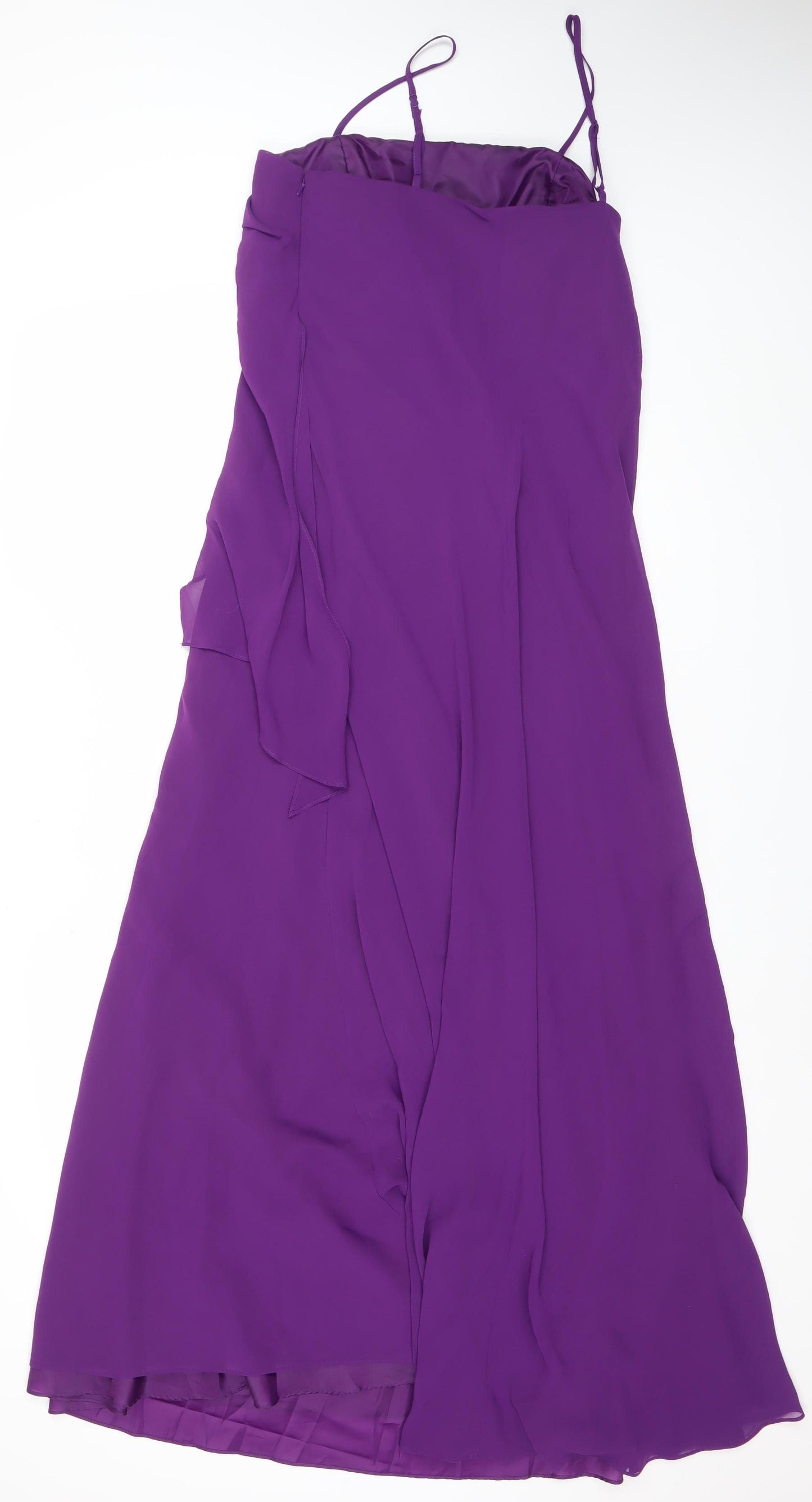 Roman Originals Women’s Purple Size 14 Midi Slip Dress