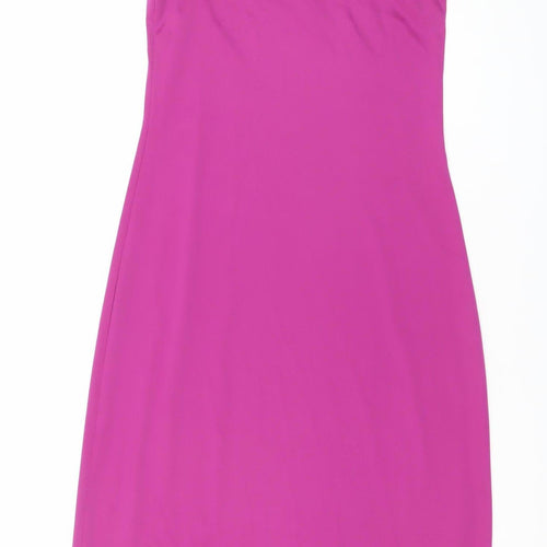 ASOS Women’s Pink Size 8 Slip Dress Scoop Neck Sleeveless
