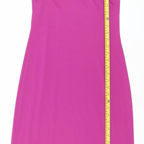 ASOS Women’s Pink Size 8 Slip Dress Scoop Neck Sleeveless