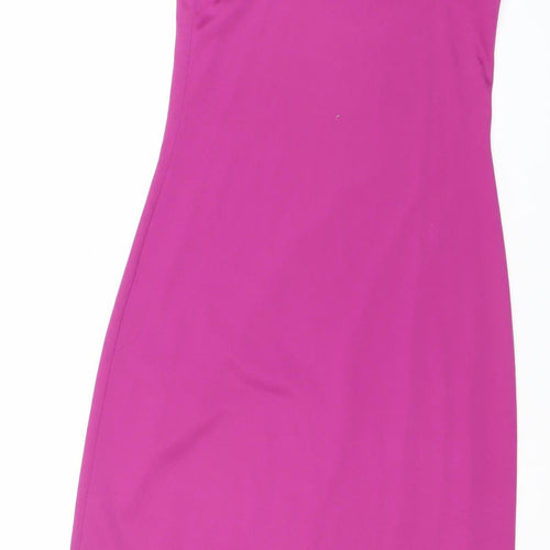 ASOS Women’s Pink Size 8 Slip Dress Scoop Neck Sleeveless
