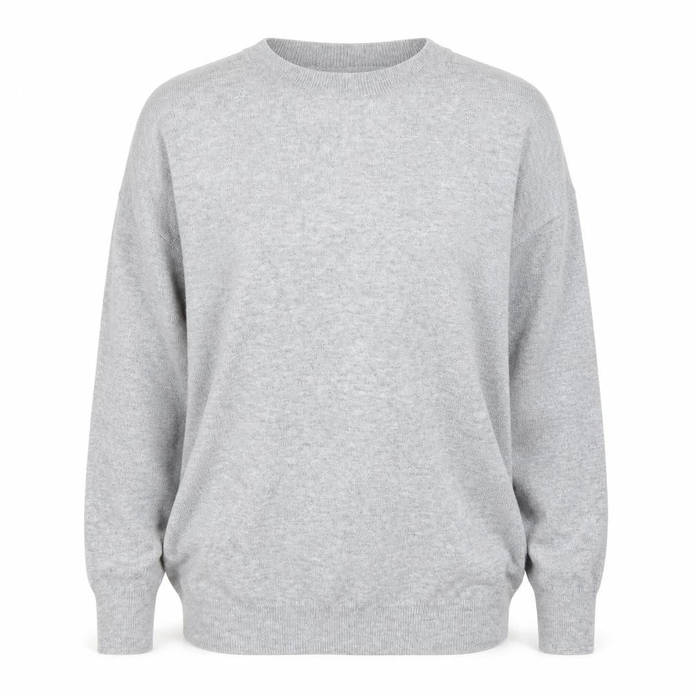 Cape Daisy Womens Grey M Cardigan Jumper Crew Neck Knit