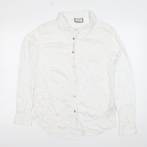 Toplook Mens White XL Classic Long Sleeve Button-Up Shirt