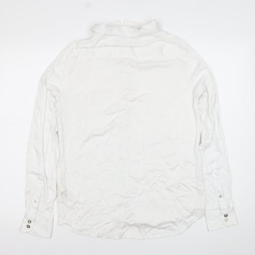 Toplook Mens White XL Classic Long Sleeve Button-Up Shirt