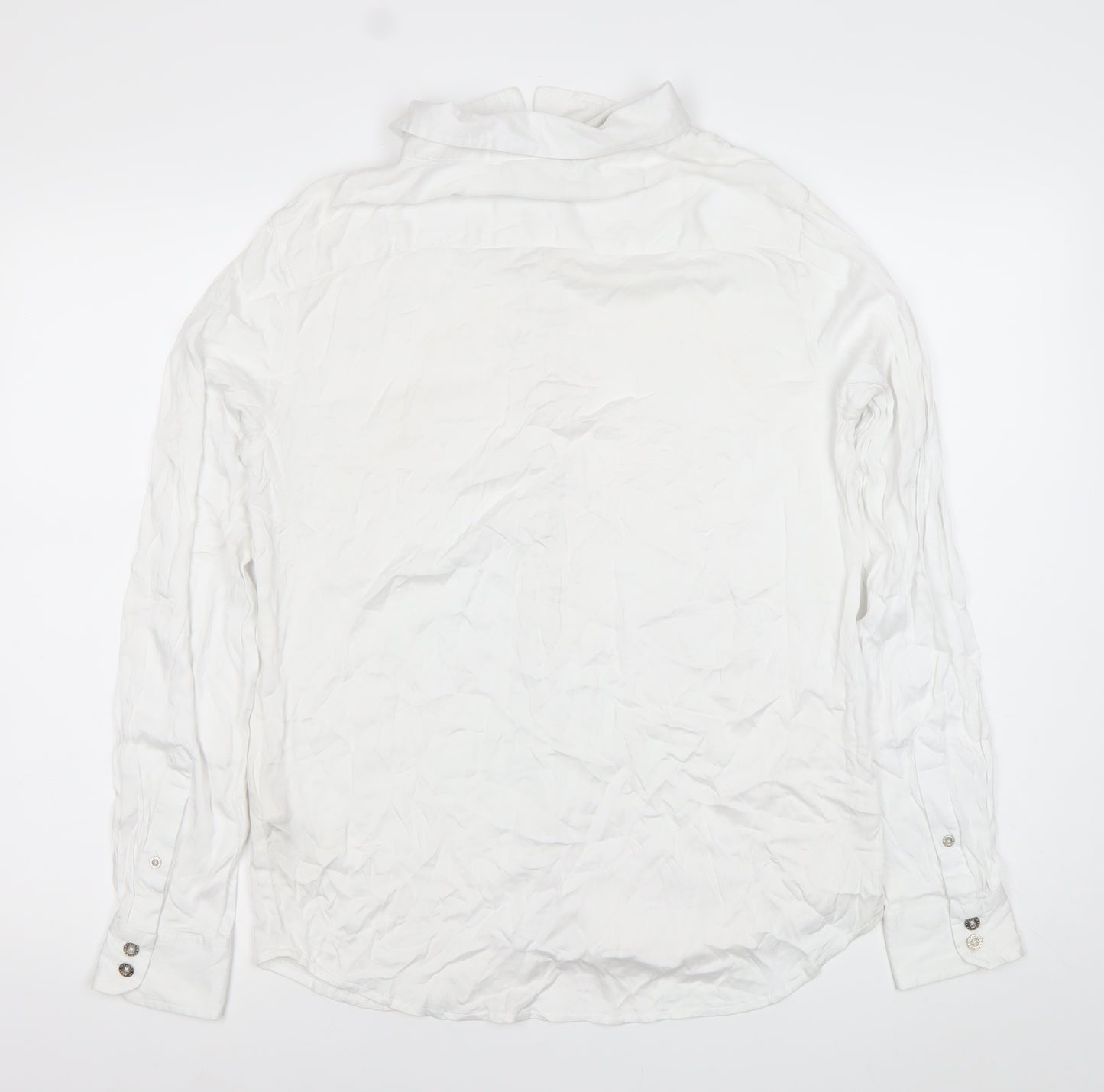 Toplook Mens White XL Classic Long Sleeve Button-Up Shirt