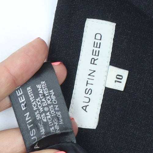 Austin Reed Womens Black Size 10 Pencil Skirt Knee Length Workwear