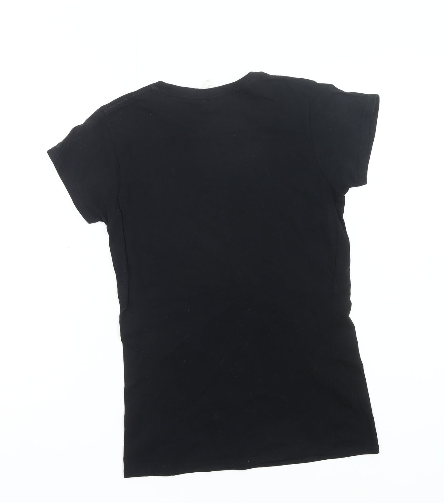 Gildan Womens Black M Movie Graphic Print Funny T-Shirt Cotton