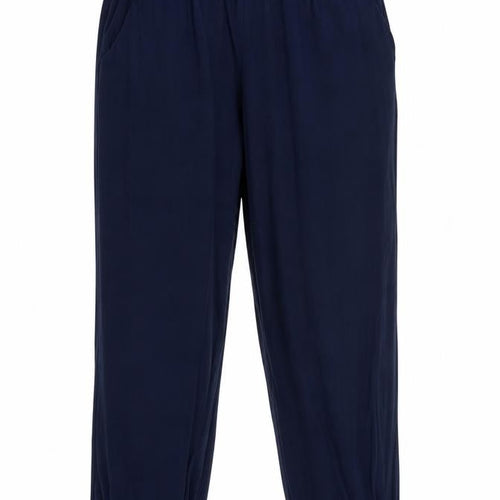 Cucumber Womens Blue Small Jogger Trousers Lightweight Elastic Waist