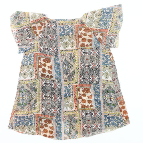 Roz & Ali Women’s Multicoloured Petite L Tunic Blouse Top