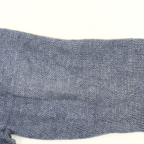 Esprit Women’s Blue Linen Open Cardigan Size L Long Sleeve Knit