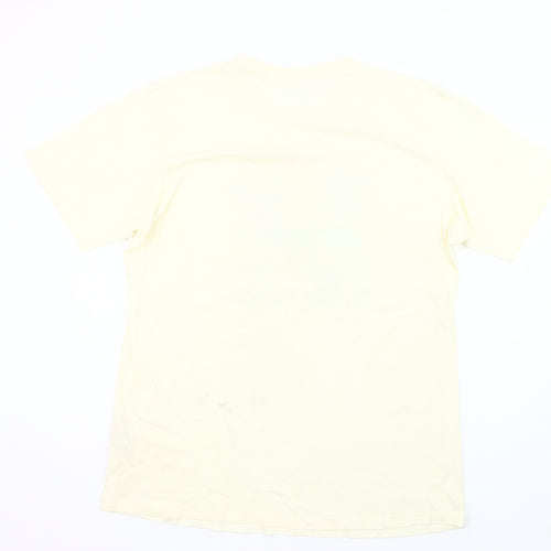 BadRhino Mens Beige XL Graphic Surfers Paradise T-Shirt