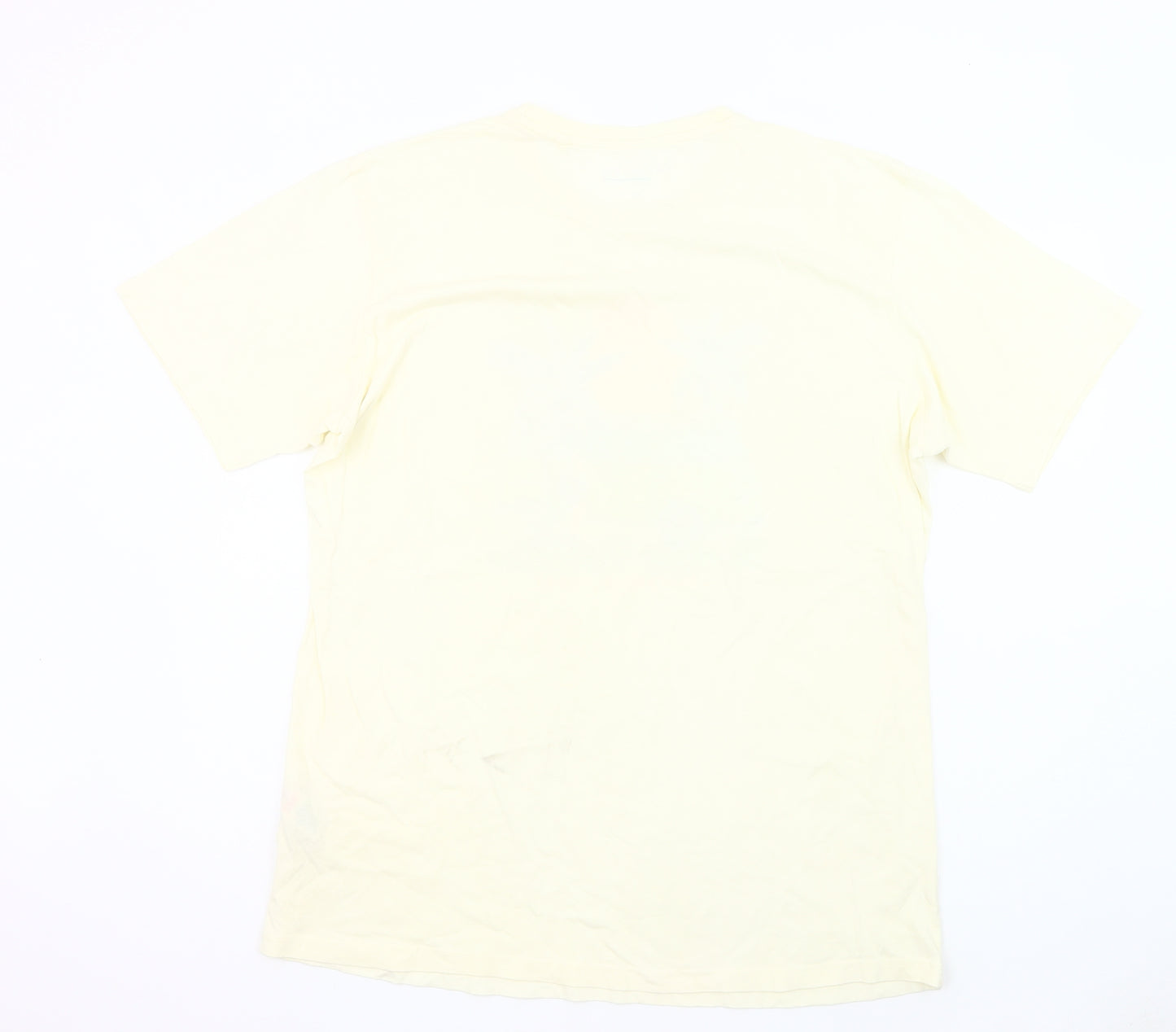 BadRhino Mens Beige XL Graphic Surfers Paradise T-Shirt