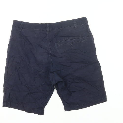 H&M Divided Men’s Blue Chino Shorts Size 32 Casual Cotton Summer