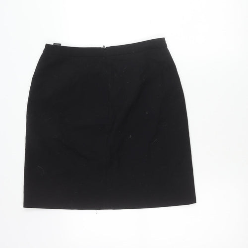 Marks and Spencer Womens Black Size 12 Pencil Skirt Workwear
