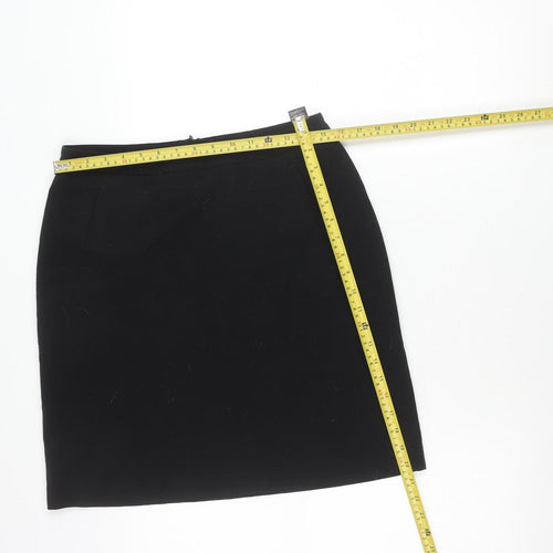 Marks and Spencer Womens Black Size 12 Pencil Skirt Workwear