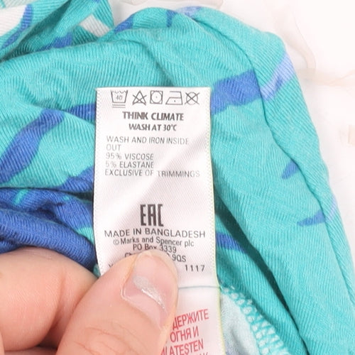 Marks and Spencer Womens Tropical Multicoloured A-Line Dress Size 12