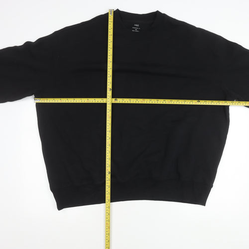 Marks and Spencer Womens Black 2XL Oversized Fit Sweatshirt