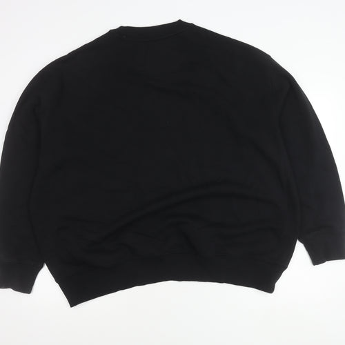 Marks and Spencer Womens Black 2XL Oversized Fit Sweatshirt