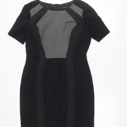 Marks and Spencer Women’s Black Sheath Dress Size 12 Workwear