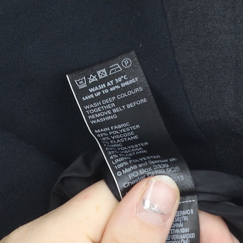 Marks and Spencer Women’s Black Sheath Dress Size 12 Workwear