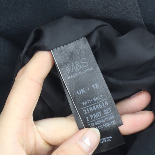 Marks and Spencer Women’s Black Sheath Dress Size 12 Workwear