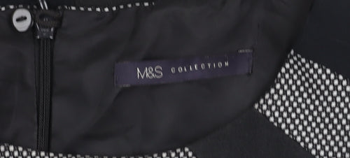 Marks and Spencer Women’s Black Sheath Dress Size 12 Workwear