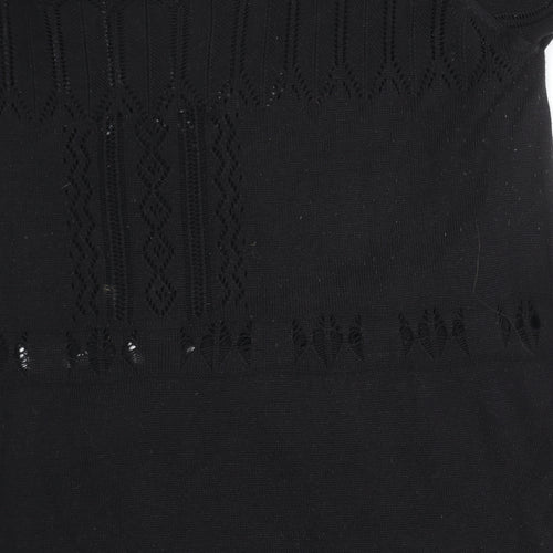 Marks and Spencer Women’s Black Knit Shift Dress Size 12