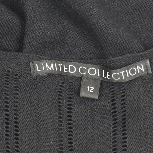Marks and Spencer Women’s Black Knit Shift Dress Size 12