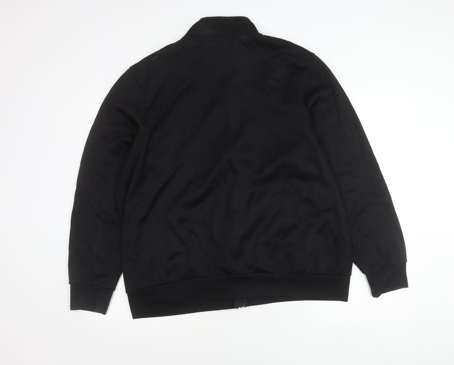 Slazenger Mens Black XL Full Zip Track Jacket Casual Sportswear