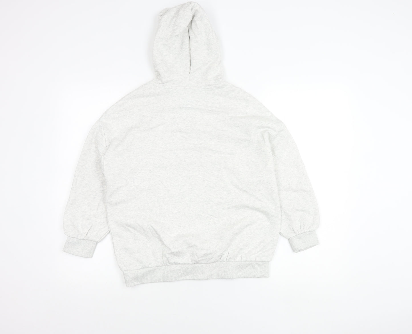 Marks & Spencer Girls Grey Smiley World Pullover Hoodie 9-10 Years