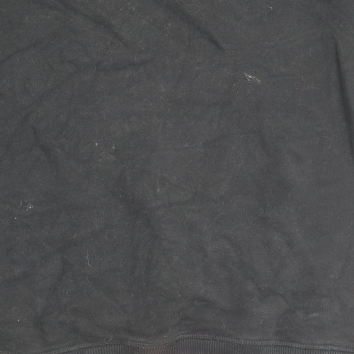 Superdry Womens Black Crew Neck Sweatshirt Size 8 Pullover