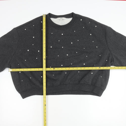 Marks and Spencer Women’s Grey Jewel Pullover Jumper Size L Regular