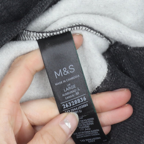 Marks and Spencer Women’s Grey Jewel Pullover Jumper Size L Regular
