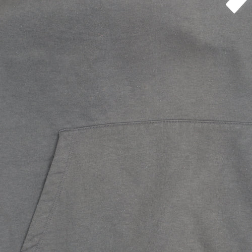 Collusion Men’s Black Pullover Hoodie Small Logo Graphic Print