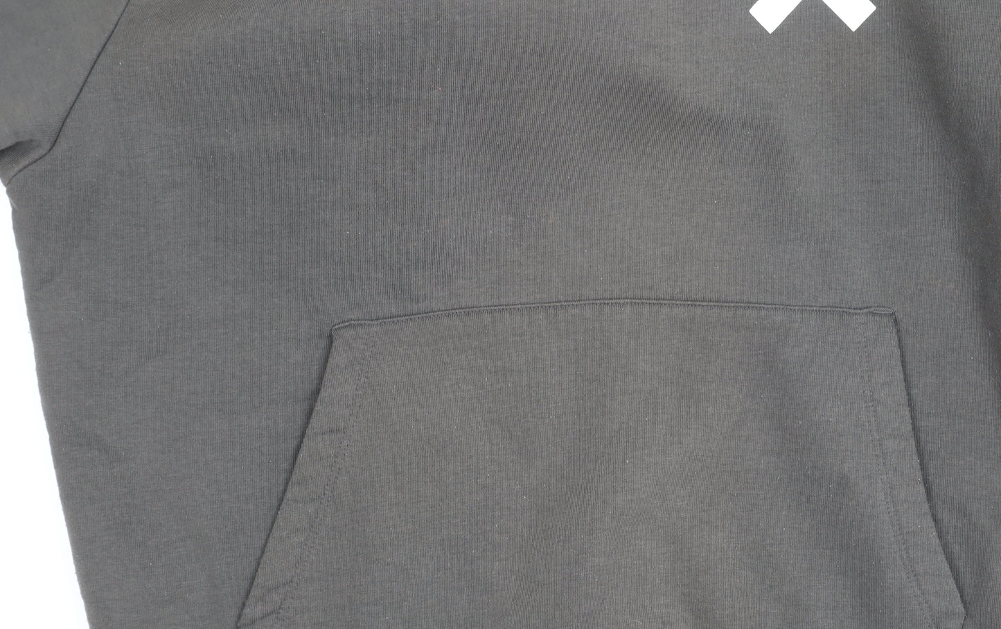 Collusion Men’s Black Pullover Hoodie Small Logo Graphic Print