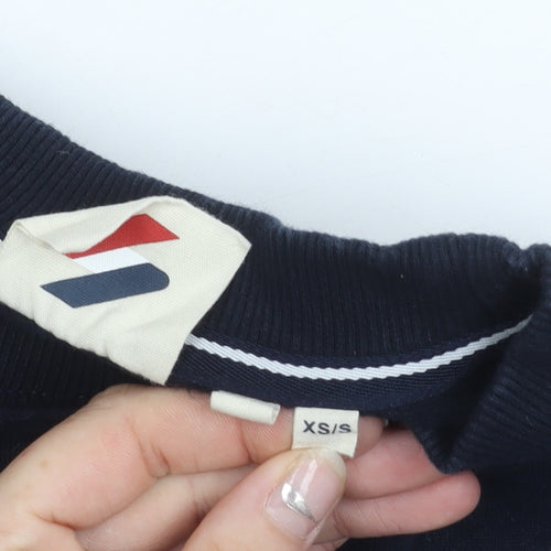 Superdry Men’s Blue XS Pullover Crew Neck Sweatshirt Logo