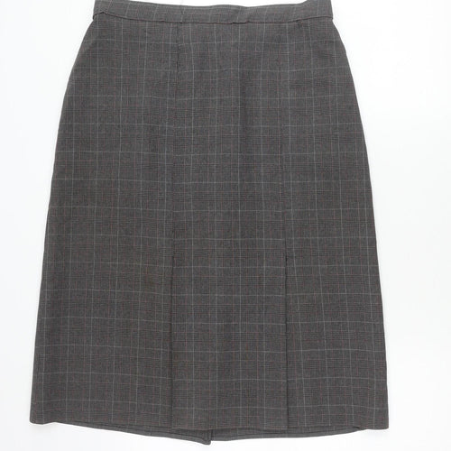Marks and Spencer Women’s Grey Check Pencil Skirt Size 16