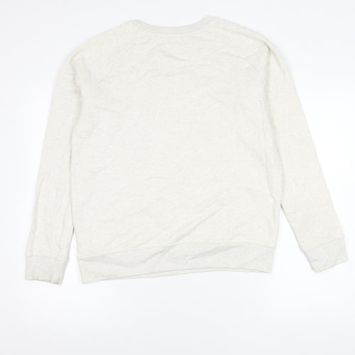 Bear Hug Women’s Ivory Graphic Pullover Sweatshirt Size S