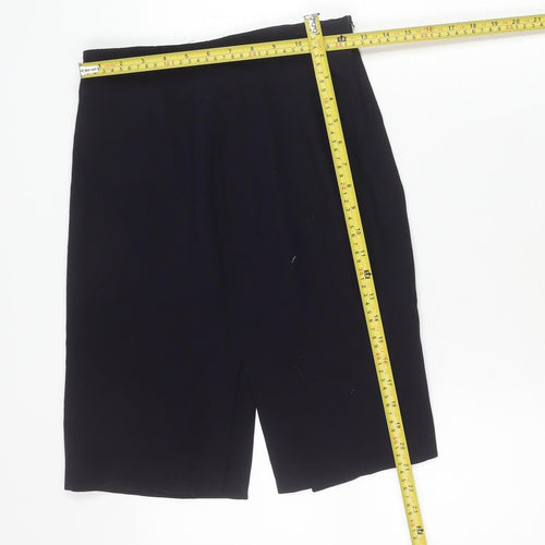 Kay Baker Womens Black Size 10 Pencil Knee Length Skirt Workwear