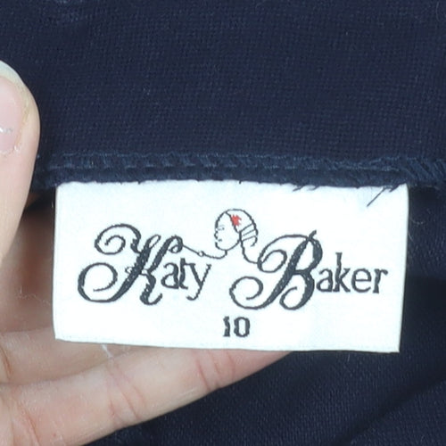 Kay Baker Womens Black Size 10 Pencil Knee Length Skirt Workwear