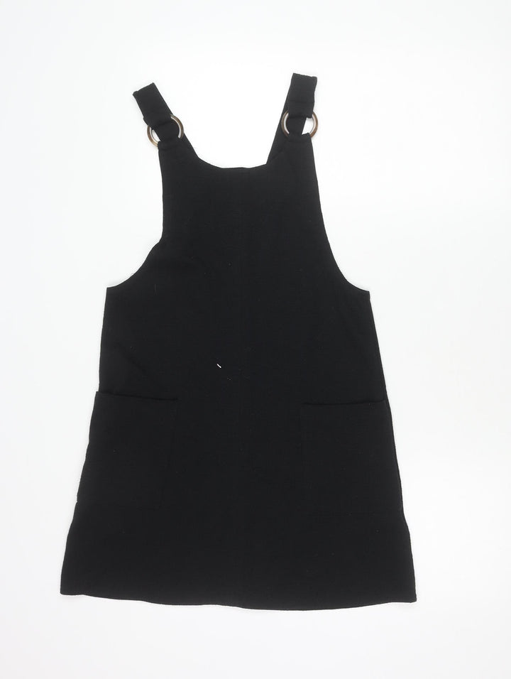 New Look Women’s Black Size 8 Sleeveless Buckle Tank Top