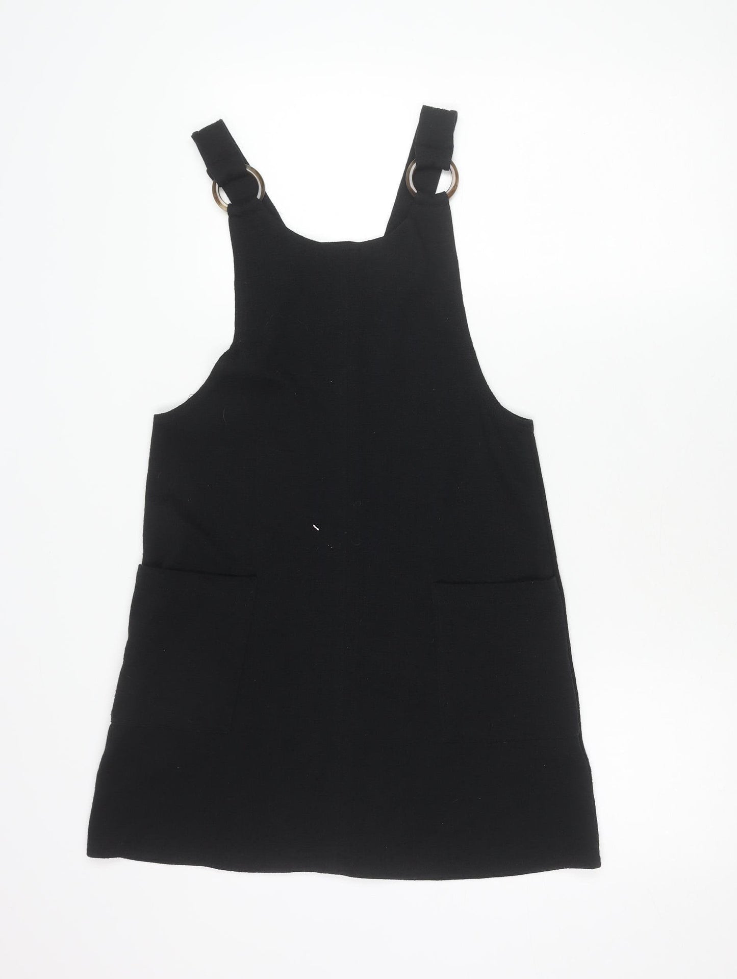 New Look Women’s Black Size 8 Sleeveless Buckle Tank Top