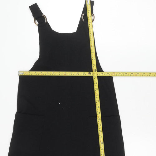 New Look Women’s Black Size 8 Sleeveless Buckle Tank Top