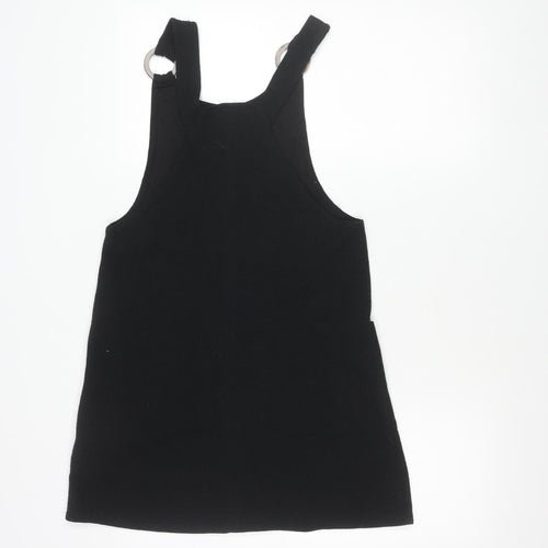 New Look Women’s Black Size 8 Sleeveless Buckle Tank Top