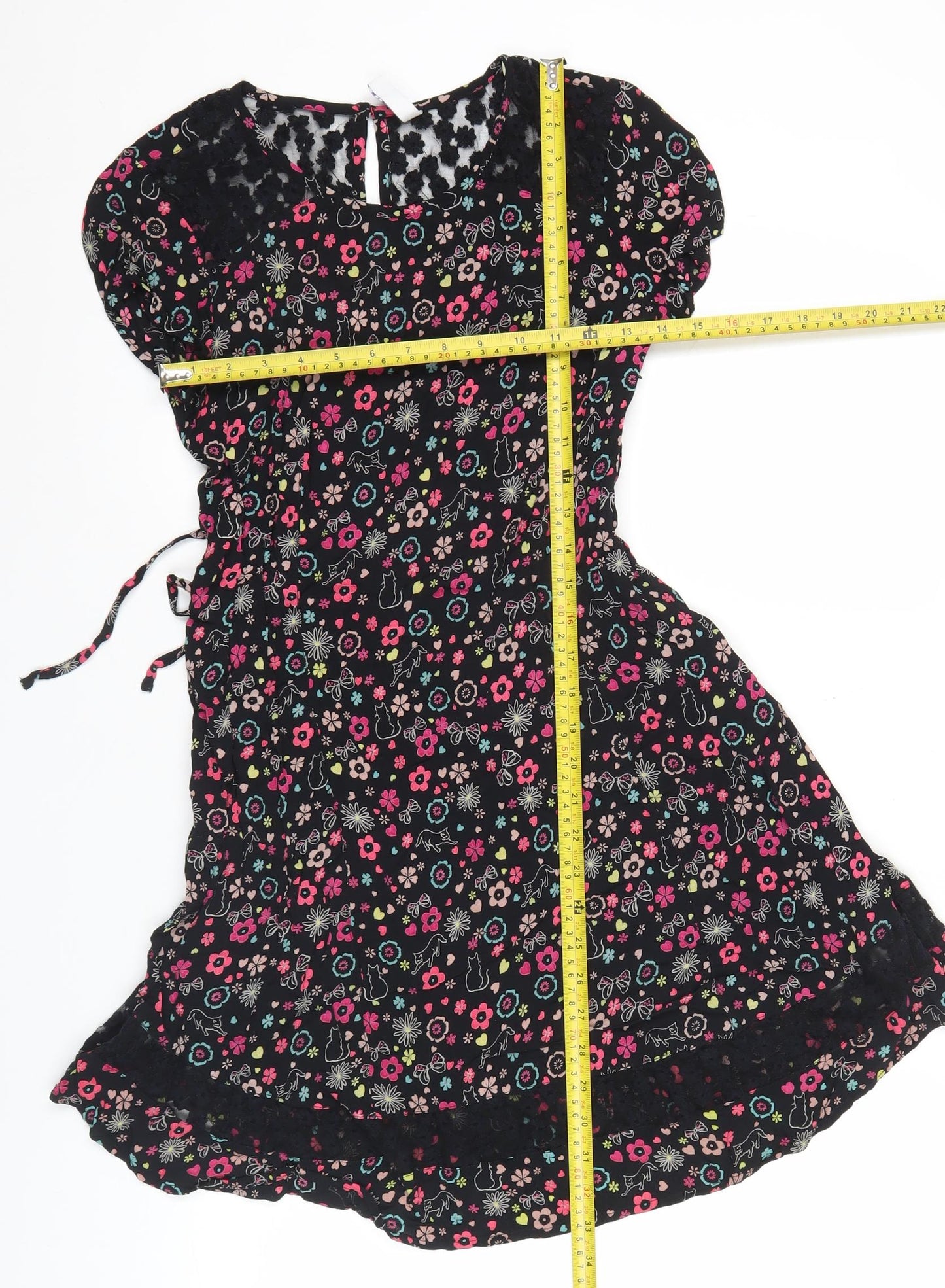 By Henry Holland Womens Multicolour Floral Skater Dress Size 12