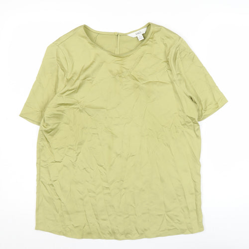 Marks and Spencer Women’s Green Size 8 Regular Fit Blouse