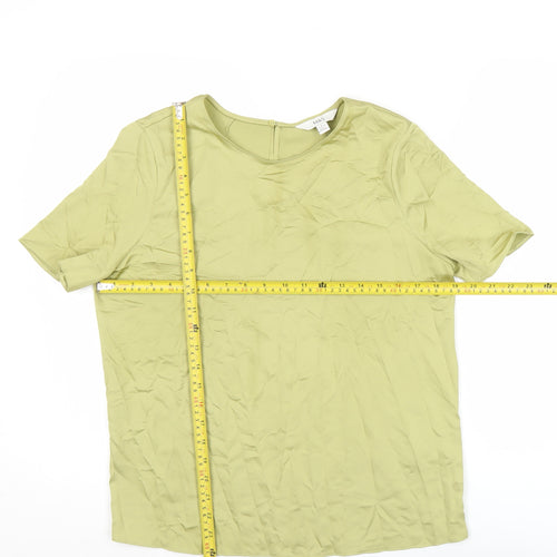 Marks and Spencer Women’s Green Size 8 Regular Fit Blouse